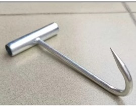 Manhole Handle Hook Meat J-Hook Open Manhole